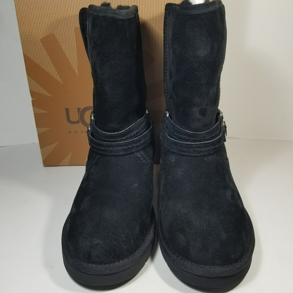 Women's UGG Boots Palisade Black Size 5 NEW - Picture 2 of 5